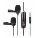 LENSGO LYM-DM1 Double Dual Wired Microphone